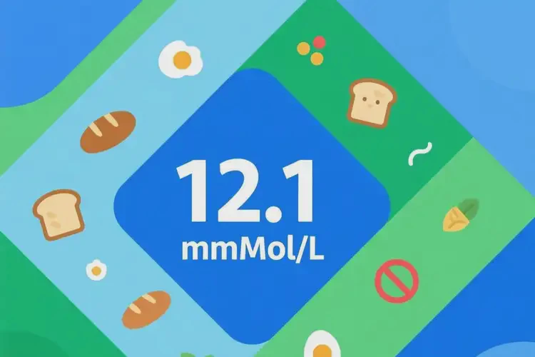 中年人晚餐血糖12點1是糖尿病嗎(圖1)