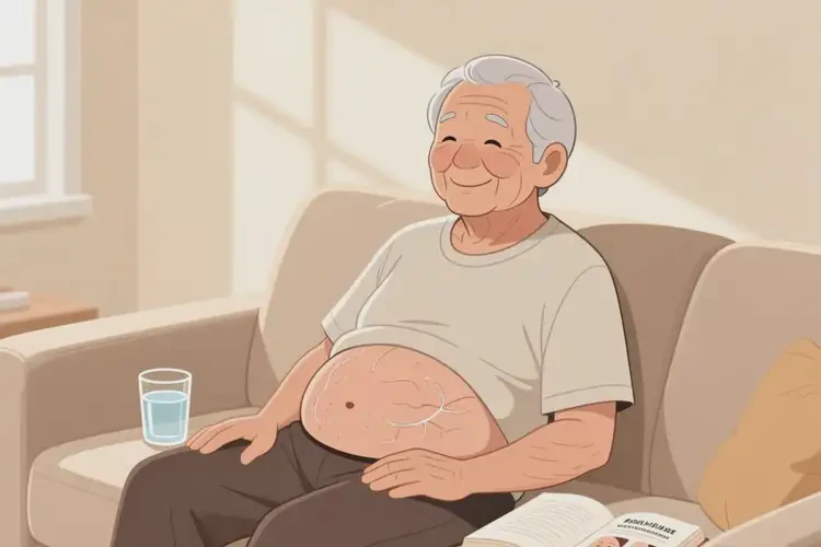 老人肚子出濕疹可不可以自愈(圖2)