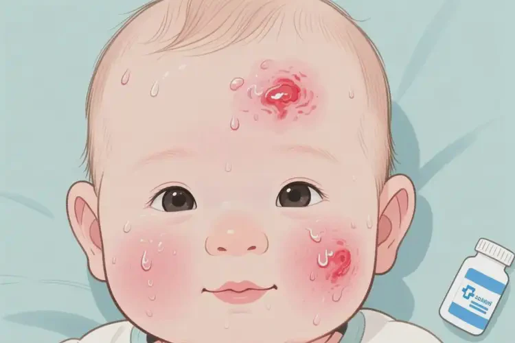 小兒面部出濕疹能徹底自愈嗎(圖2)