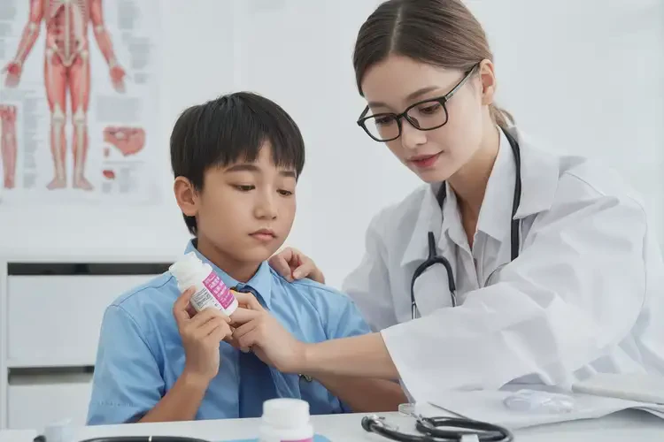 小學生脖子出濕疹康復的全過程(圖4)