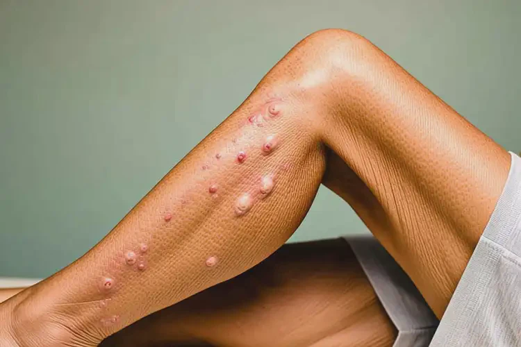 老人四肢起濕疹不管它會(huì)自己痊愈嗎(圖1)