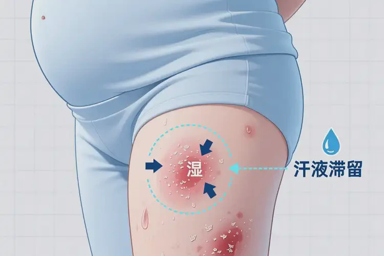 孕婦大腿上容易起濕疹不管它會自己痊愈嗎(圖4)