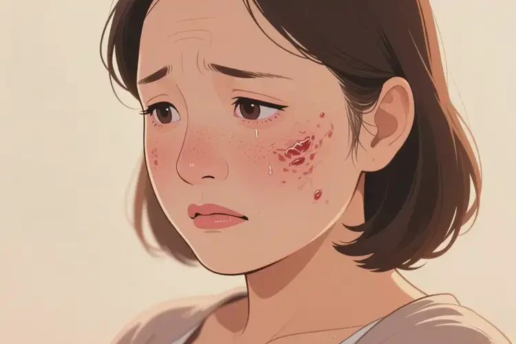 孕婦臉上有濕疹不管它會(huì)自己自愈嗎(圖3)