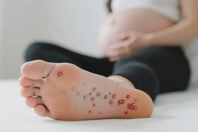 產(chǎn)婦腳上出濕疹能靠自己自愈嗎(圖2)