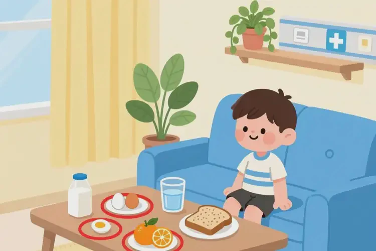 兒童全身出現(xiàn)濕疹后不可以吃哪些食物(圖1)