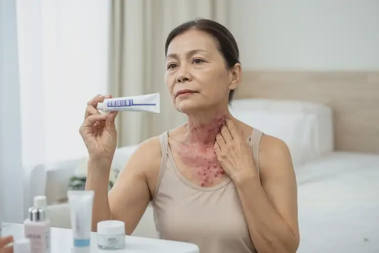 女性脖子出現(xiàn)濕疹不管它會(huì)自己痊愈嗎(圖3)