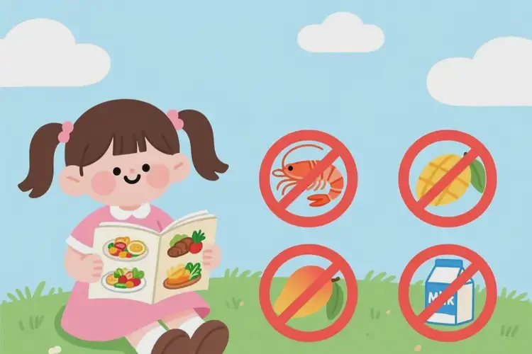 兒童全身出現(xiàn)濕疹后不可以吃哪些食物(圖4)