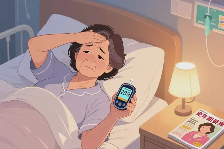 更年期女性睡前血糖20點(diǎn)9是怎么回事(圖1)