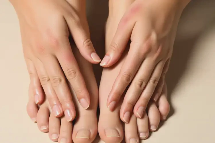 女性四肢有濕疹不管它會(huì)自己好嗎(圖1)