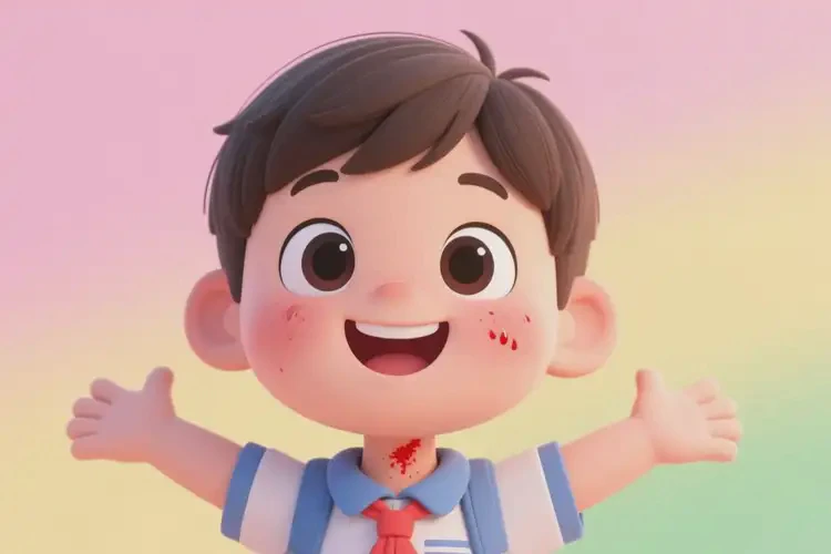 小學生脖子長濕疹能徹底自愈嗎(圖1)