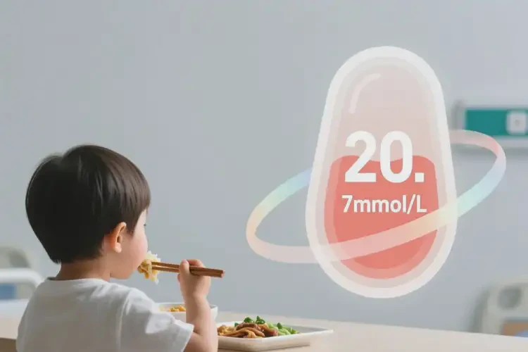 小孩中餐血糖20點(diǎn)7是糖尿病嗎(圖1)