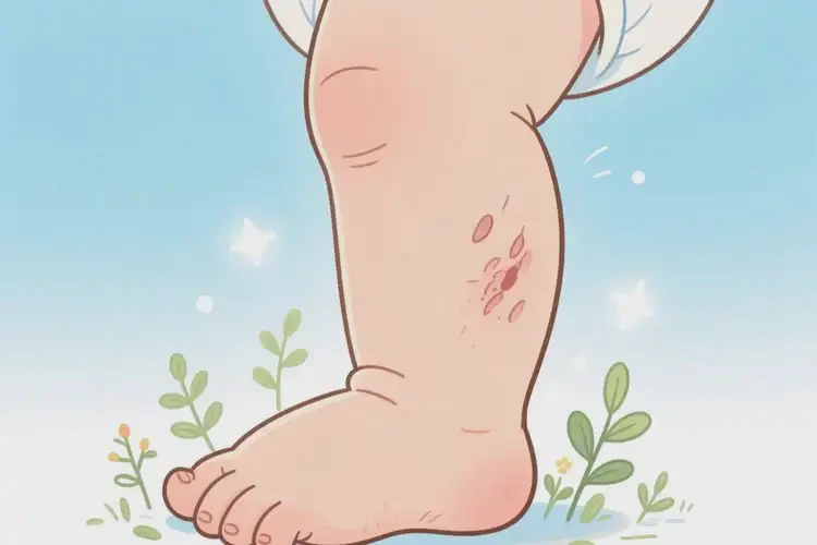 嬰幼兒小腿上經(jīng)常起濕疹不管它會(huì)自己好嗎(圖3)