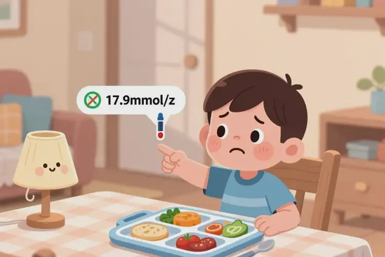 兒童晚餐血糖17點(diǎn)9是糖尿病嗎(圖1)