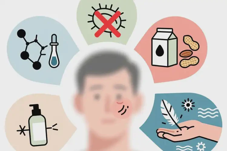 面部起濕疹什么最好別碰(圖1)