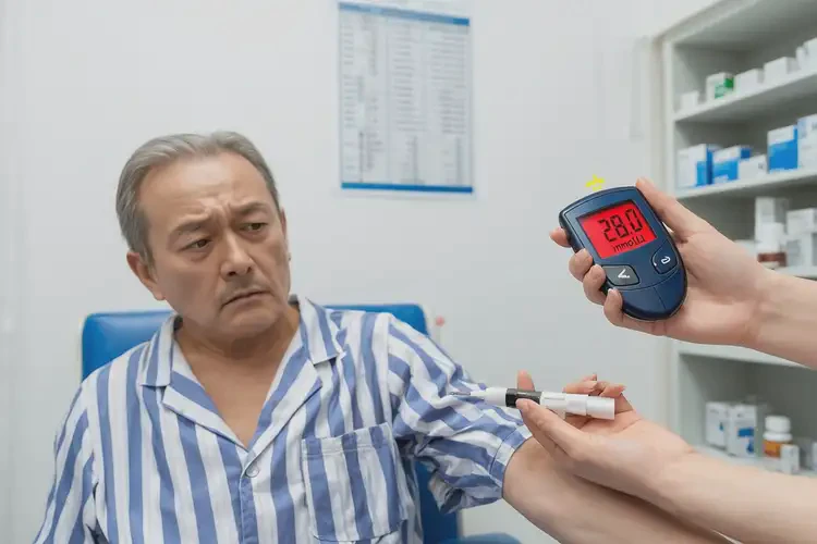 男性中午血糖28(圖1)