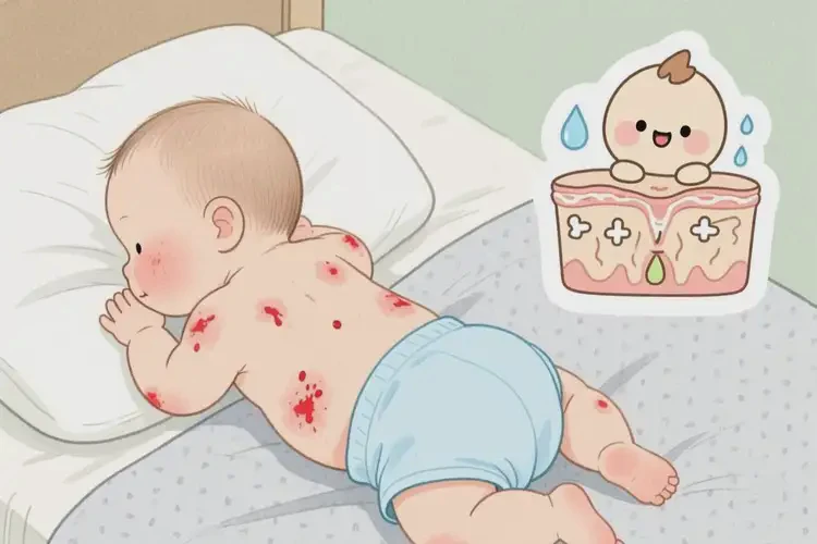 幼兒全身經(jīng)常起濕疹不管它會自己痊愈嗎(圖2)