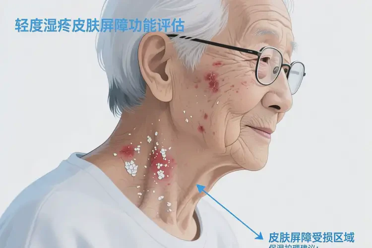 高齡老人脖子偶爾起濕疹能徹底自愈嗎(圖1)