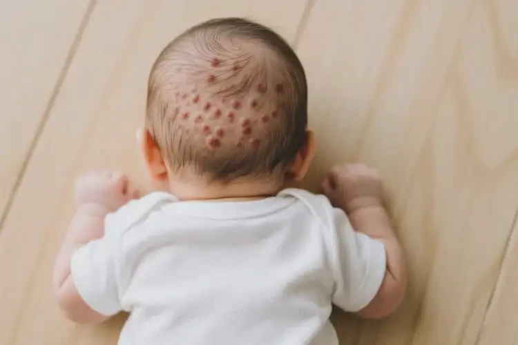 嬰兒全身有濕疹能靠自己自愈嗎(圖1)