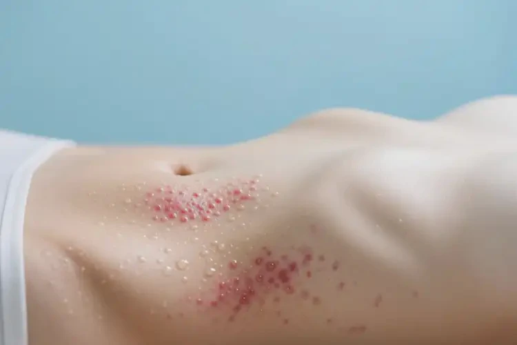 女性肚子經常長濕疹康復的全過程(圖2)