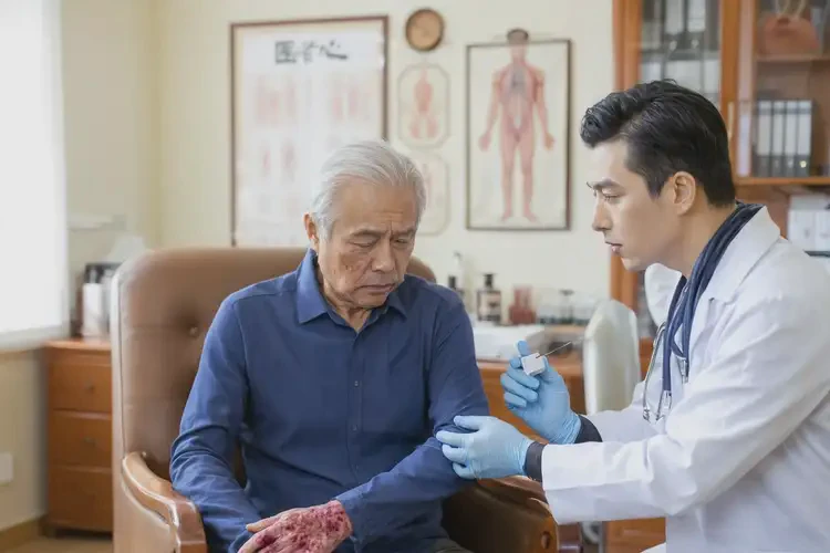 老年人全身出現(xiàn)濕疹可以徹底自愈嗎(圖3)