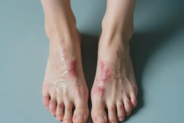 女生腳上長(zhǎng)濕疹可以徹底自愈嗎(圖2)