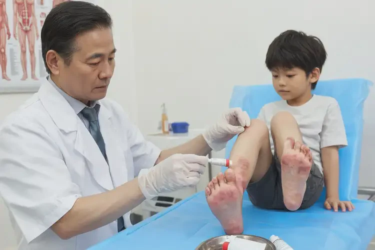 小孩腳上出濕疹可以徹底自愈嗎(圖3)