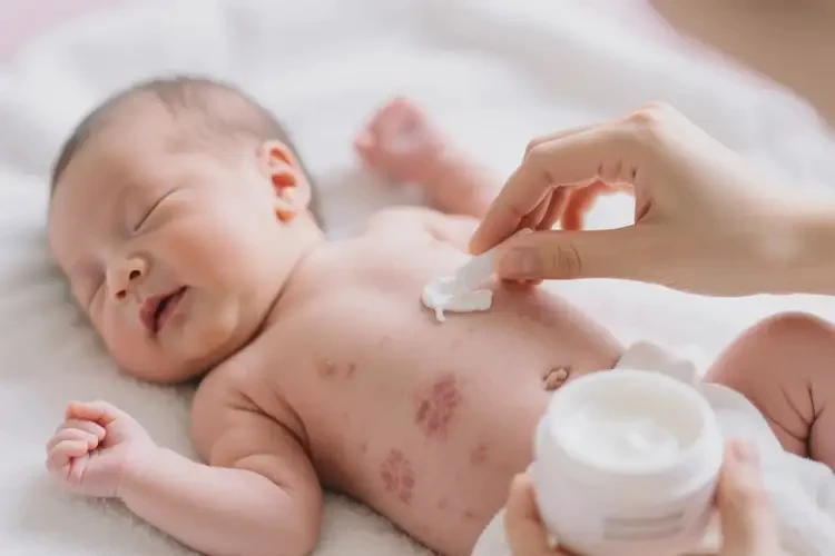 新生兒肚子的濕疹怎么治(圖4)
