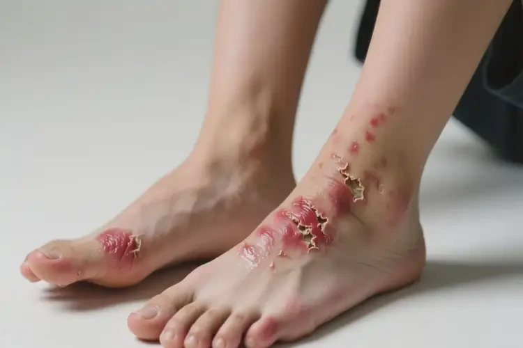 青少年腳上有濕疹可不可以徹底自愈(圖1)