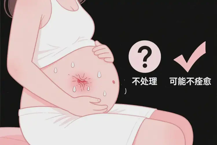 產(chǎn)婦屁股起濕疹不管它會自己痊愈嗎(圖2)