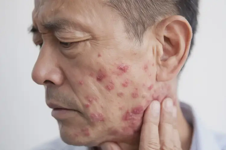 男性脖子上容易長(zhǎng)濕疹能自愈嗎(圖4)