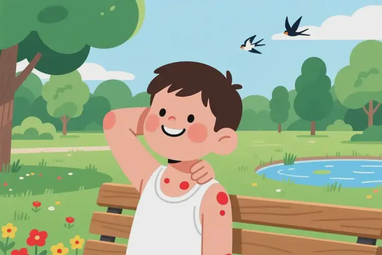 小学生脖子有湿疹能彻底自愈吗(图1)