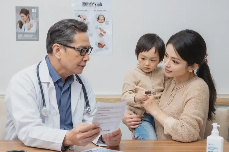 幼兒臉上出現(xiàn)濕疹不管它會自己自愈嗎(圖2)