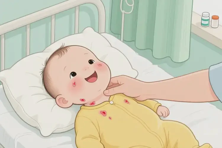 少兒脖子出濕疹能靠自己自愈嗎(圖2)