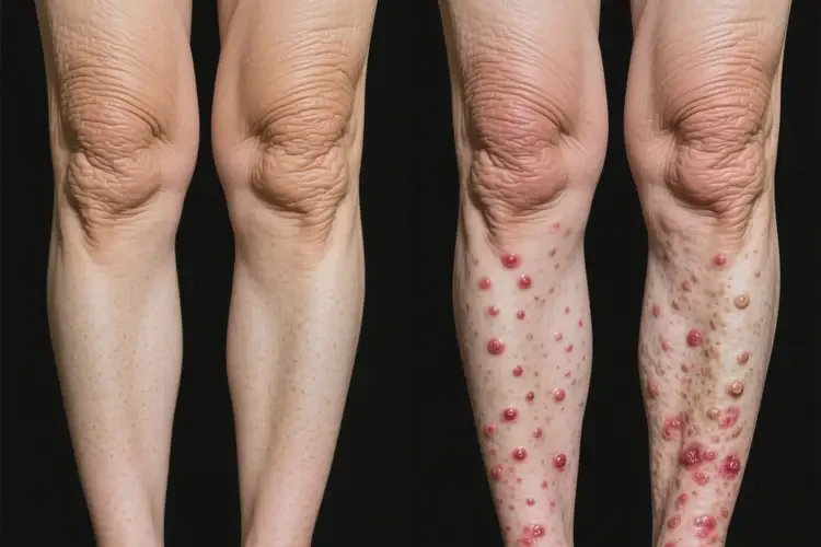 老年人小腿容易長(zhǎng)濕疹不管它會(huì)自己好嗎(圖3)