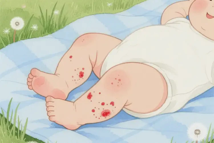嬰幼兒小腿上起濕疹不管它會自己痊愈嗎(圖4)