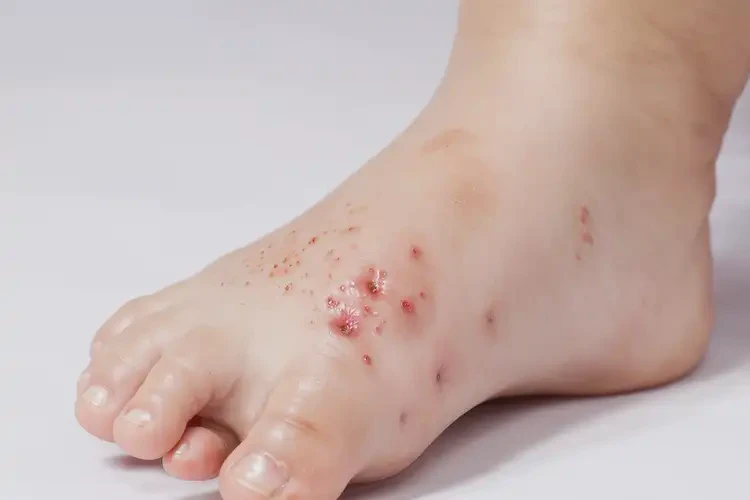 小孩腳上出濕疹可以徹底自愈嗎(圖4)