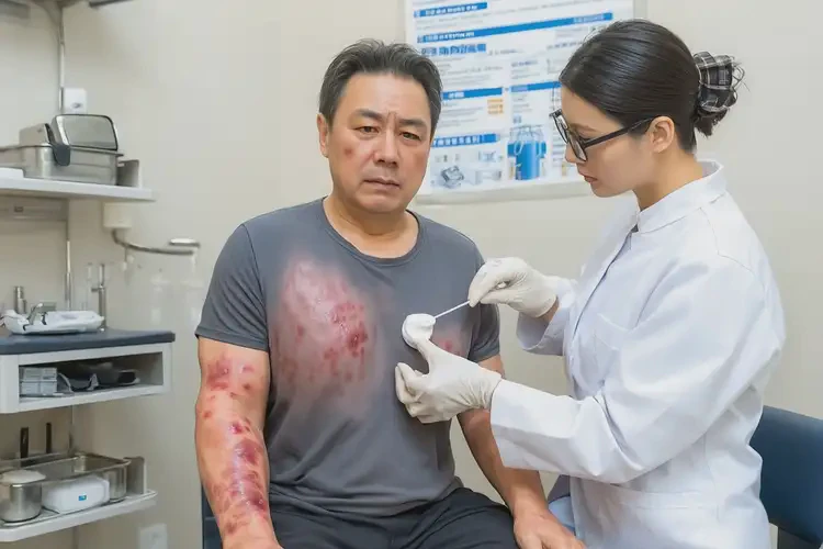 男人屁股起濕疹不管它會(huì)自己好嗎(圖3)