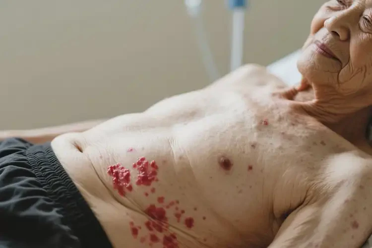 老年人肚子偶爾起濕疹能徹底自愈嗎(圖1)