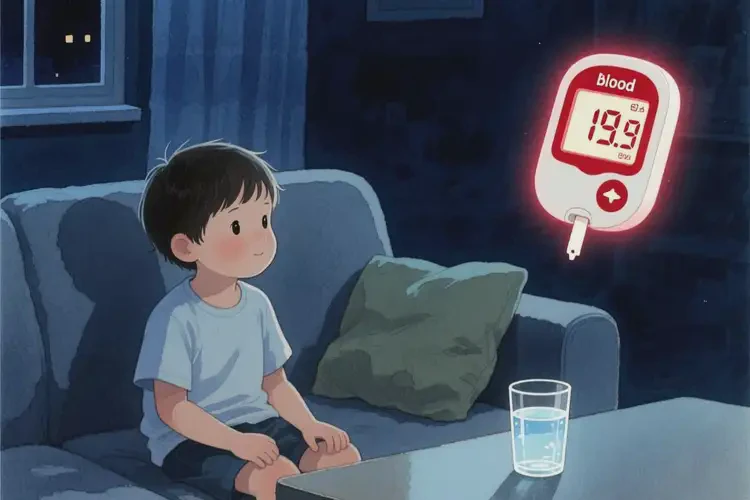 小孩晚上血糖19點(diǎn)9是糖尿病嗎(圖1)