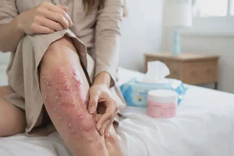 哺乳期媽媽小腿有濕疹能徹底自愈嗎(圖4)