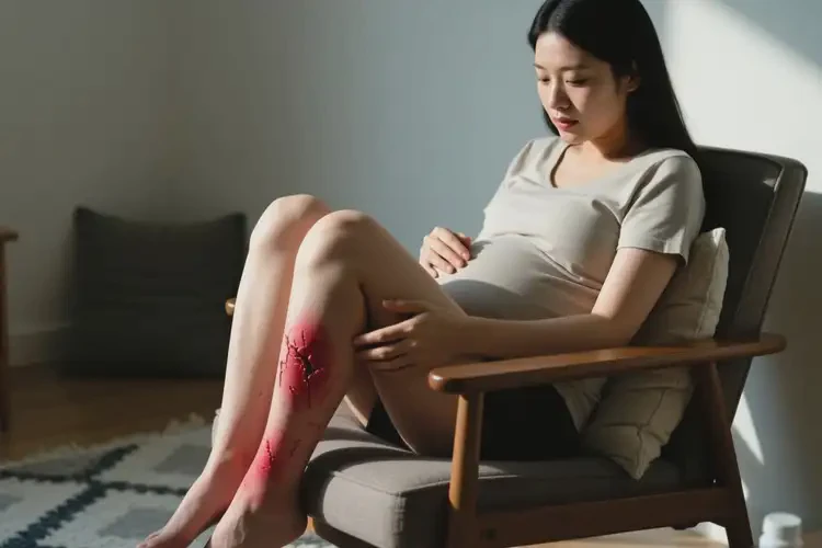 产妇小腿容易起湿疹能靠自己自愈吗(图1)