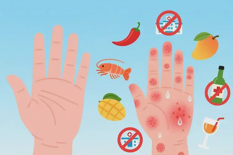 手上經(jīng)常起濕疹有什么要少吃的(圖4)
