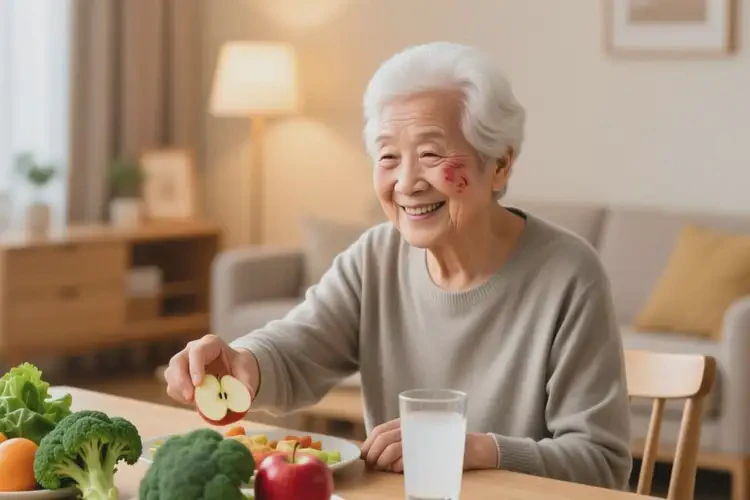 高齡老人面部經(jīng)常起濕疹后不可以吃哪些食物(圖4)