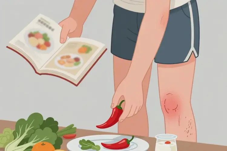 青年人大腿經(jīng)常長濕疹后不可以吃哪些食物(圖4)