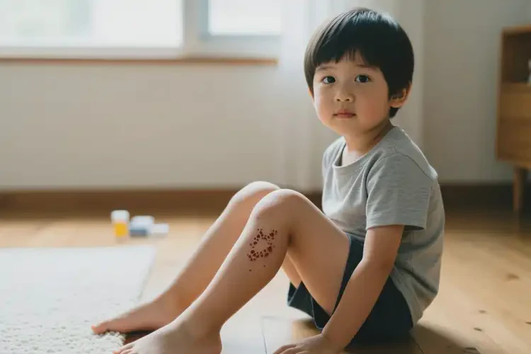 少兒大腿偶爾起濕疹不管它會自己好嗎(圖3)