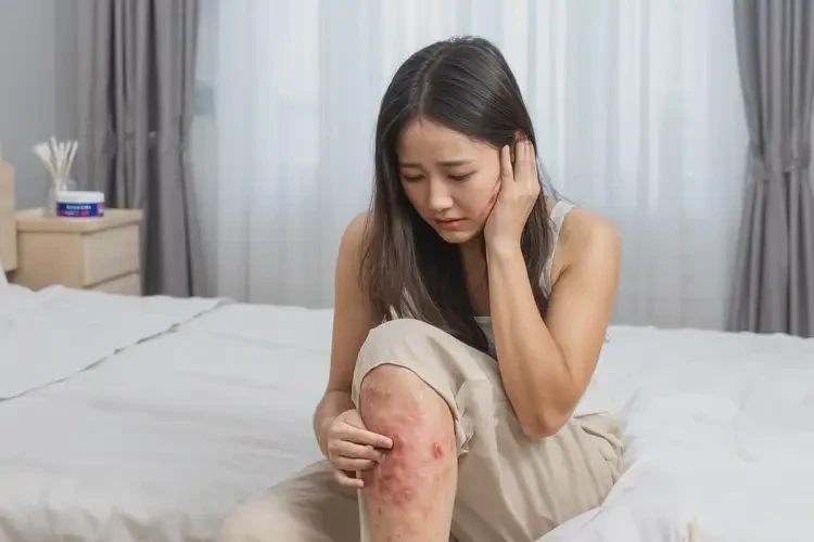 哺乳期媽媽小腿有濕疹能徹底自愈嗎(圖3)