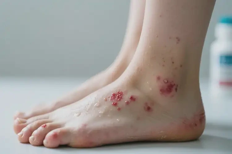 女生腳上長(zhǎng)濕疹可以徹底自愈嗎(圖3)