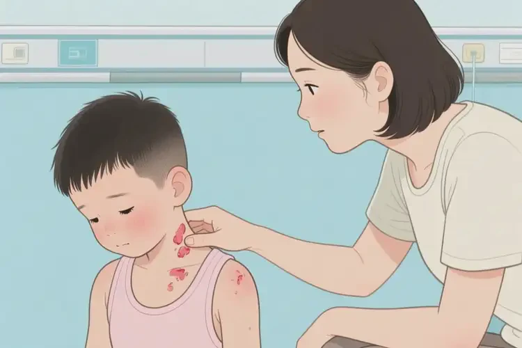 少兒脖子出濕疹能靠自己自愈嗎(圖4)