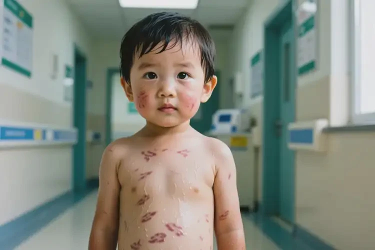 小孩全身有濕疹不管它會(huì)自己痊愈嗎(圖3)