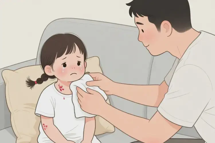 少兒脖子出濕疹能靠自己自愈嗎(圖3)